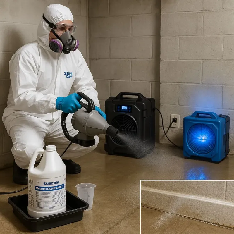 Sanitization and Odor Removal process in Queen Creek, AZ